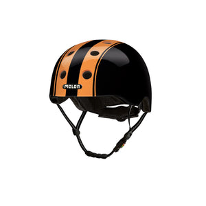 Reiðhjólahjálmar - Hjólahjálmar - Hjálmur - Double Orange Black - Melon