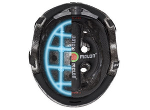 Reiðhjólahjálmar - Hjólahjálmar - Hjálmur - Core Black - Melon